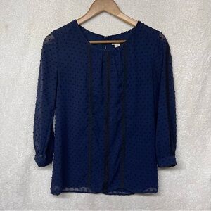 J. Crew top size 00 in Navy